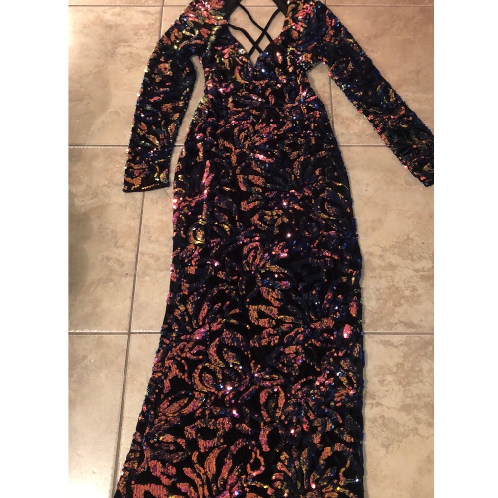 Multi Sequence Gown
